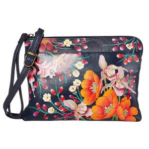 Anuschka アヌシュカ レディース 女性用 バッグ 鞄 ハンドバッグ クラッチ Three-In-One Clutch - 667 - Moonlit Meadow｜ilovela