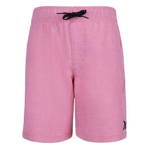 Hurley Kids ハーレー 男の子用 ファッション 子供服 ショートパンツ 短パン Pull-On Walkshorts (Little Kids) - Faded Coral｜ilovela