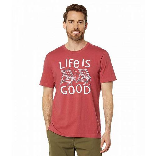 Life is good ライフイズグッド メンズ 男性用 ファッション Tシャツ AT the B...