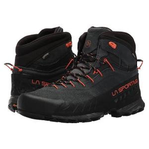 La Sportiva スポルティバ メンズ 男性用 シューズ 靴 ブーツ ハイキング トレッキング TX4 Mid GTX - Carbon/Flame｜ilovela