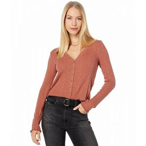 Lucky Brand ラッキーブランド レディース 女性用 ファッション ブラウス Long Sl...