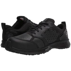 Timberland PRO ティンバーランド レディース 女性用 シューズ 靴 スニーカー 運動靴 Reaxion Composite Safety Toe - Black/Black｜ilovela