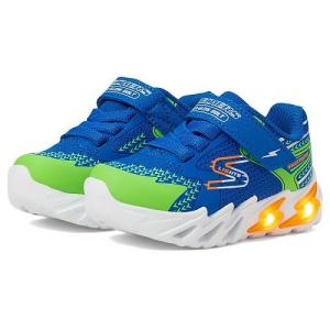 SKECHERS KIDS スケッチャーズ 男の子用 キッズシューズ 子供靴 スニーカー 運動靴 Flex-Glow Bolt 400138N (Toddler) - Royal/Multi｜ilovela