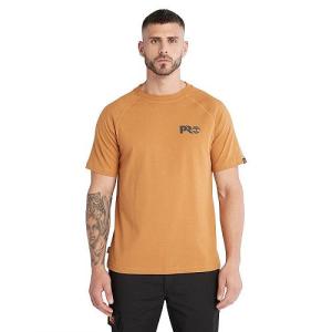 Timberland PRO ティンバーランド メンズ 男性用 ファッション Tシャツ Core Reflective PRO Logo Short Sleeve T-Shirt - Wheat Boot｜ilovela