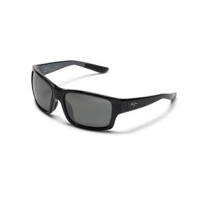 Maui Jim マウイ ジム メンズ 男性用 メガネ 眼鏡 サングラス Mangroves - Black/Grey Interior/Neutral Grey Polarized｜ilovela