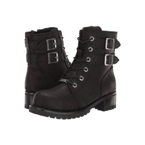 Harley-Davidson ハーレーダビッドソン レディース 女性用 シューズ 靴 ブーツ ワークブーツ Archer Steel Toe - Black｜ilovela