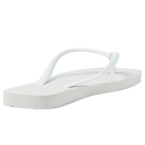 Havaianas ハワイアナス レディース 女性用 シューズ 靴 サンダル Slim Square Flip Flop Sandal - White