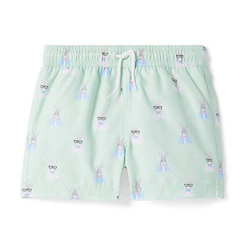 Janie and Jack 男の子用 スポーツ・アウトドア用品 キッズ 子供用水着 Printed...