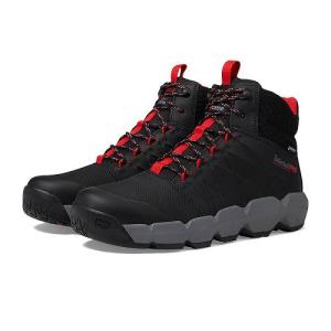 Timberland PRO ティンバーランド メンズ 男性用 シューズ 靴 ブーツ ワークブーツ Morphix 6" Composite Safety Toe Waterproof - Black/Red｜ilovela