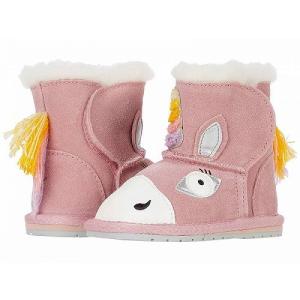 EMU Australia Kids エミュー 女の子用 キッズシューズ 子供靴 ブーツ スタイルブーツ Magical Unicorn Walker (Infant) - Pale Pink｜ilovela