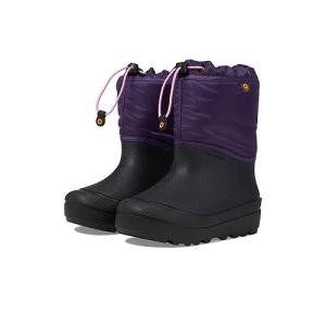 Bogs Kids ボグス キッズ 子供用 キッズシューズ 子供靴 ブーツ スノーブーツ Snow Shell Boot-Solid (Toddler/Little Kid/Big Kid) - Purple Multi｜ilovela