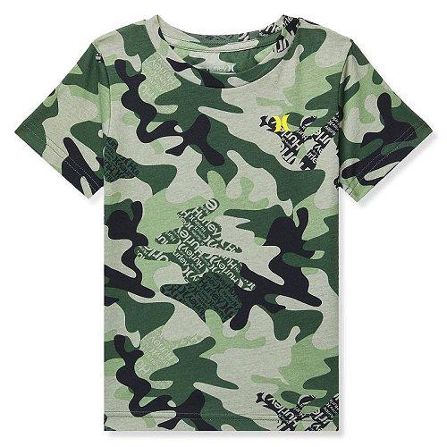 Hurley Kids ハーレー 男の子用 ファッション 子供服 Tシャツ Camo Wordmar...