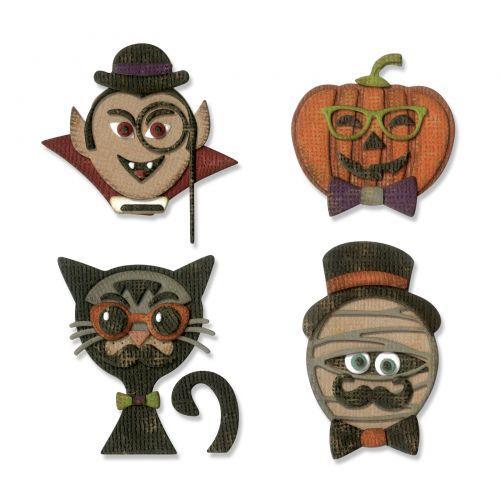 抜き型（ダイ） Sizzix Thinlits Die Set 10PK - Hip Haunts ...