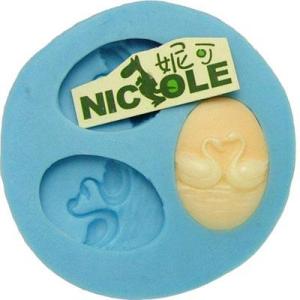 せっけん用モールド（型） シリコンモールド : スワン