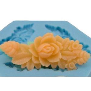 せっけん用モールド（型） シリコンモールド : フラワー 9  - シングル