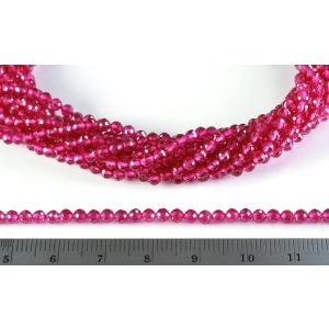 ルビー (ラボラトリー・グローン) ラウンドカット 3mm /38cm｜ilovesmart