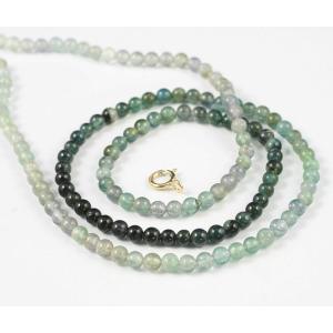 トルマリンミックス色ボタンカット4-4.5mm /約20cm（半連） : アイ