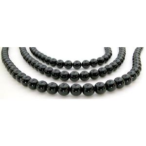 トルマリンミックス色ボタンカット4-4.5mm /約20cm（半連） : アイ