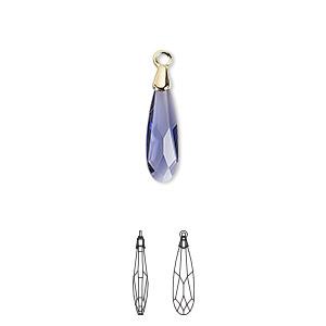 SWAROVSKI（スワロフスキー） 6533 (キャップ付きレインドロップ 