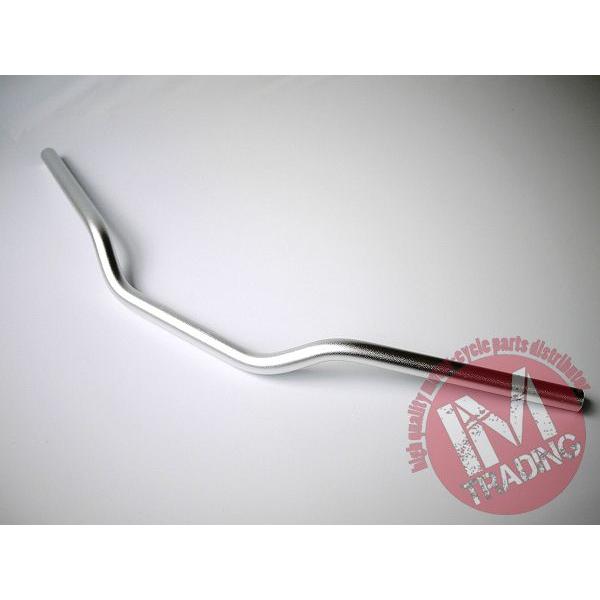 オンロード用バイクハンドル ファイターバー シルバー 22.2mm NSR250 CBR250R C...