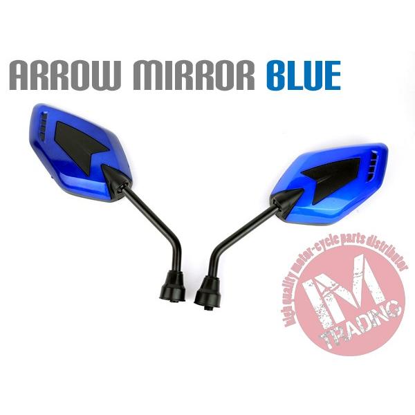 アローミラー バイク用 ブルー M10ボルト KSR110 Dトラッカーエストレアゼファー ZRX4...
