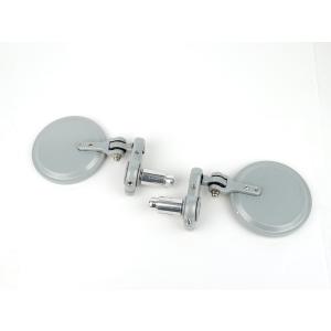 バーエンドミラー ラウンドショートステー シルバー