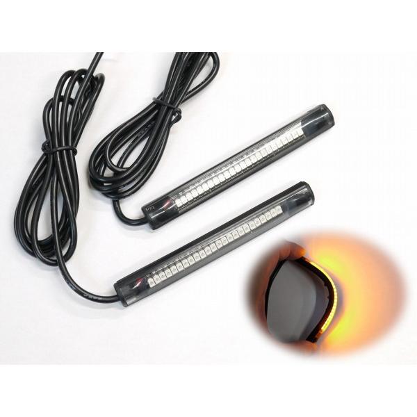 LEDラバーウインカー バイク用　10cmロング ニンジャ250R Z250 ゼファー W650 W...