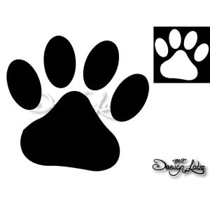 肉球 デザインカッティングステッカー 小型 Paw ニクキュウ にくきゅう 犬 Dog foot stamp 足あと◇｜im-trading