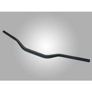 アルミ製テーパーハンドルLOW ブラック 28.6mm バイク用