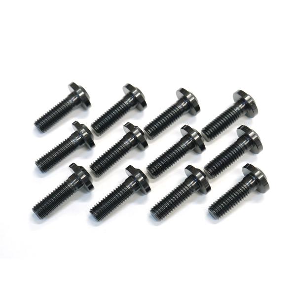 TRX850専用 64チタン合金製 フロントブレーキディスクボルトセット ブラック ローターボルト ...
