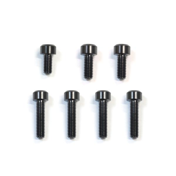 スズキ7穴用64チタン製タンクキャップボルト ブラック イナズマ400 GSX1300Rハヤブサ  ...