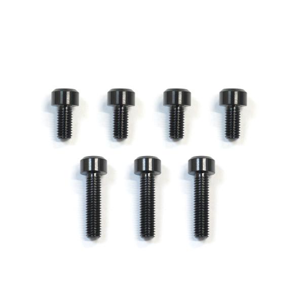 ヤマハ7穴用64チタン製タンクキャップボルト ブラック TZR250 R1-Z SRX400/600...