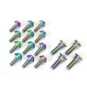 CB400SF NC31 NC39専用 64チタン合金製 前後ブレーキディスクボルトセット