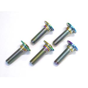 カワサキ用 64チタン ブレーキディスクボルト M8×30 黒 ブラック