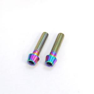 ゼファーχ用64チタン製フォーククランプボルトセット 上下ステムボルト