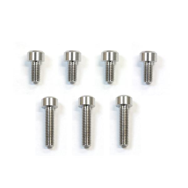 ヤマハ7穴用64チタン製タンクキャップボルト ナチュラル TZR250 R1-Z SRX400/60...