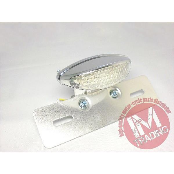 スリムアイLEDテールランプ　ステー ナンバー灯付き クリア バイク用 XT250X セロー WR2...