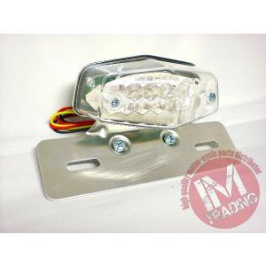 GSX400インパルス用LEDテールランプ スモークレンズGK79A ナンバー灯