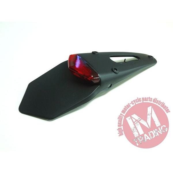 LEDエンデューロテールナンバー灯付き レッドレンズ バイク用 XT250X セロー WR250 T...