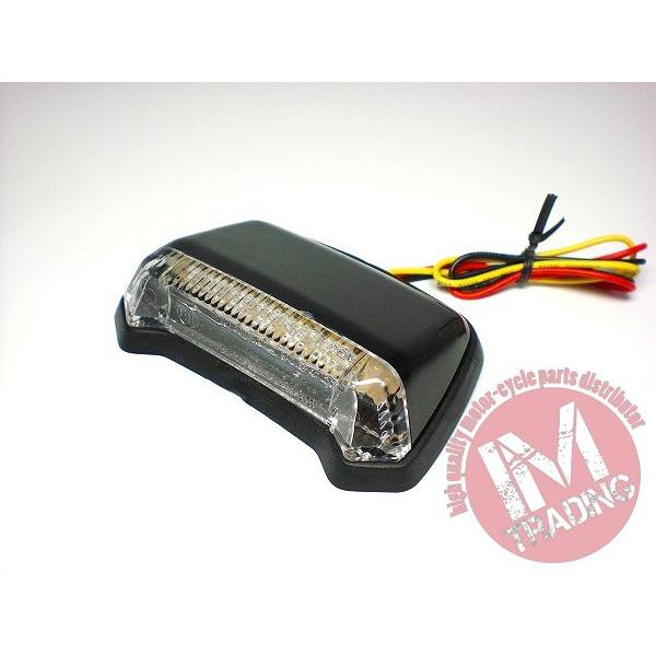 LEDフェンダーマウントテールランプ クリアレンズ バイク用 ゆうパケット対応 マグナ50 マグナ2...