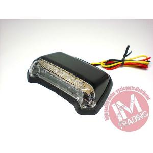 GSX400インパルス用LEDテールランプ スモークレンズGK79A ナンバー灯