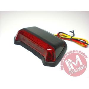 GPZ400F GPZ400F2 Z400GP LEDテールランプ スモークレンズ ナンバー灯