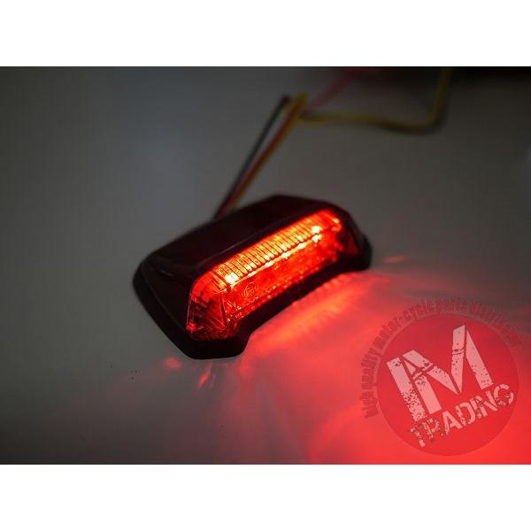 LEDフェンダーマウントテールランプ スモーク バイク用 ゆうパケット対応 XT250X セロー W...