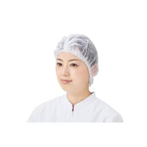 No.2800　モブキャップ2　ホワイト １００枚入　品番:109-31501