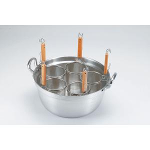 ラーメン てぼ 5本セット 日本製 デカてぼ 麺茹鍋セット 51-16cm用