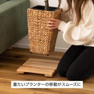 プランターベース キャスター付き 車輪 隠しキ...の詳細画像1