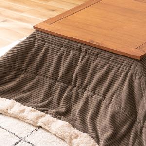 こたつテーブル 正方形 75×75 天然木 ア...の詳細画像5