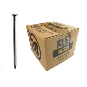 丸釘 N38 #14×38mm 24kg（4kg×6箱） JIS規格品 ※他商品同時注文