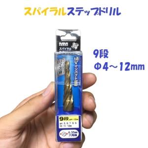 ステップドリル 22mm たけのこドリル スパイラル 六角軸 穴あけ