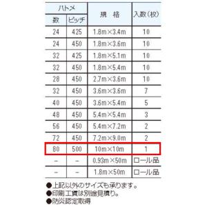 白防炎シート 10m×10m 500P 1枚 ...の詳細画像2